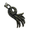Pendant. Fashion Zinc Alloy Jewelry Findings. Animal 54x23mm. Sold by Bag
