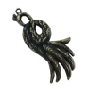 Pendant. Fashion Zinc Alloy Jewelry Findings. Animal 54x23mm. Sold by Bag