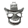 Pendant. Fashion Zinc Alloy Jewelry Findings. Skeleton 58x49mm. Sold by PC
