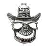 Pendant. Fashion Zinc Alloy Jewelry Findings. Skeleton 58x49mm. Sold by PC