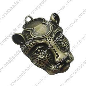 Pendant. Fashion Zinc Alloy Jewelry Findings. Animal 56x44mm. Sold by PC