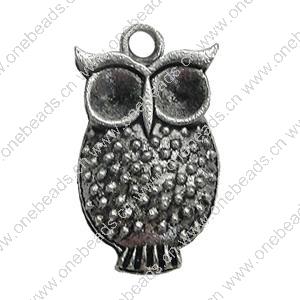 Pendant. Fashion Zinc Alloy Jewelry Findings. Animal 18x11mm. Sold by Bag