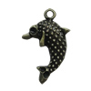 Pendant. Fashion Zinc Alloy Jewelry Findings. Animal 25x15mm. Sold by Bag
