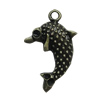 Pendant. Fashion Zinc Alloy Jewelry Findings. Animal 25x15mm. Sold by Bag