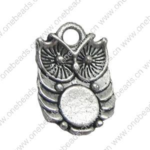 Pendant. Fashion Zinc Alloy Jewelry Findings. Animal 15x10mm. Sold by Bag