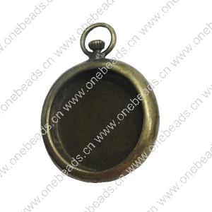 Zinc Alloy Cabochon Settings. Fashion Jewelry Findings. 66x51mm, Inner dia:40mm. Sold by PC