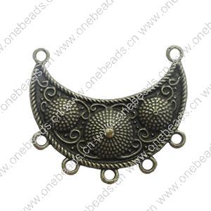 Connector. Fashion Zinc Alloy Jewelry Findings. 45x39mm. Sold by Bag