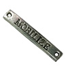 Connector. Fashion Zinc Alloy jewelry findings.  35x5mm. Sold by Bag