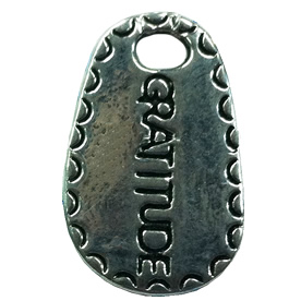 Pendant. Fashion Zinc Alloy jewelry findings.Flat Teardrop 25x1.5mm. Sold by Bag