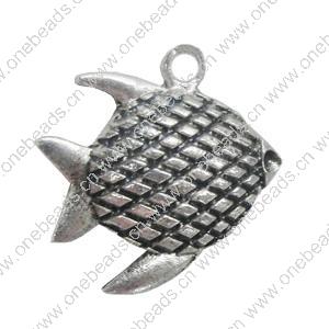 Pendant. Fashion Zinc Alloy Jewelry Findings. Animal 20x20mm. Sold by Bag