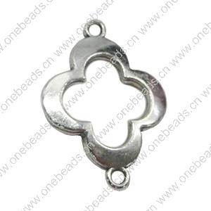 Connector. Fashion Zinc Alloy Jewelry Findings. 30x22mm. Sold by Bag