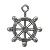 Pendant. Fashion Zinc Alloy Jewelry Findings. Wheel 24x19mm. Sold by Bag
