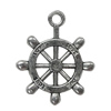 Pendant. Fashion Zinc Alloy Jewelry Findings. Wheel 24x19mm. Sold by Bag