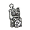 Pendant. Fashion Zinc Alloy Jewelry Findings. Animal 23x12mm. Sold by Bag
