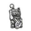 Pendant. Fashion Zinc Alloy Jewelry Findings. Animal 23x12mm. Sold by Bag