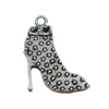 Pendant. Fashion Zinc Alloy Jewelry Findings. shoes 24x15mm. Sold by Bag
