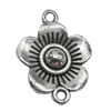 Connector. Fashion Zinc Alloy Jewelry Findings. 23x17mm. Sold by Bag
