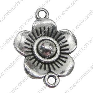 Connector. Fashion Zinc Alloy Jewelry Findings. 23x17mm. Sold by Bag
