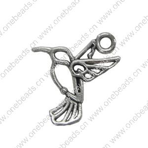 Pendant. Fashion Zinc Alloy Jewelry Findings. Animal 22x19mm. Sold by Bag