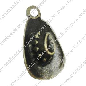 Pendant. Fashion Zinc Alloy Jewelry Findings. Hat 20x12mm. Sold by Bag