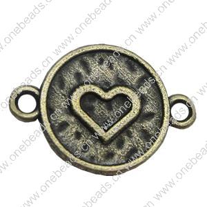 Connector. Fashion Zinc Alloy Jewelry Findings. 24x16mm. Sold by Bag