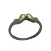 Zinc Alloy Ring, 22x20mm, Inner dia：17mm Sold by Bag
