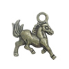 Pendant. Fashion Zinc Alloy Jewelry Findings. Animal 15x15mm. Sold by Bag