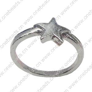 Zinc Alloy Ring, 21mm, Inner dia：17mm Sold by Bag