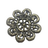Beads. Fashion Zinc Alloy jewelry findings. Flower 22x22mm. Sold by Bag
