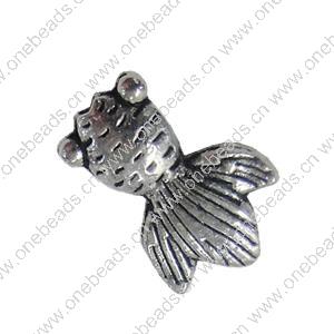 Beads. Fashion Zinc Alloy jewelry findings. Animal 10x14mm. Sold by Bag