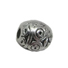 Beads. Fashion Zinc Alloy jewelry findings. Drum 6x5.5mm. Sold by Bag