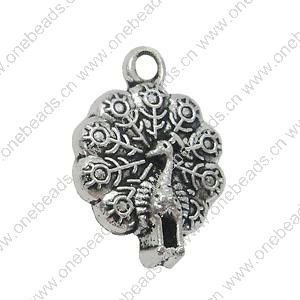 Pendant. Fashion Zinc Alloy Jewelry Findings. Animal 20x14mm. Sold by Bag