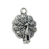 Pendant. Fashion Zinc Alloy Jewelry Findings. Animal 20x14mm. Sold by Bag
