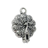 Pendant. Fashion Zinc Alloy Jewelry Findings. Animal 20x14mm. Sold by Bag