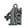 Pendant. Fashion Zinc Alloy Jewelry Findings. Number 16x12mm. Sold by Bag
