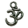 Pendant. Fashion Zinc Alloy Jewelry Findings. Letter 16x12mm. Sold by Bag