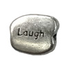 Beads. Fashion Zinc Alloy jewelry findings. Fat Oval 13x10mm. Sold by Bag