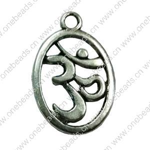 Pendant. Fashion Zinc Alloy Jewelry Findings. 24x15mm. Sold by Bag