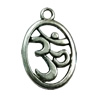 Pendant. Fashion Zinc Alloy Jewelry Findings. 24x15mm. Sold by Bag