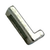 Slider, Zinc Alloy Bracelet Findinds, 10x4mm, Hole size:6.5mm, Sold by KG