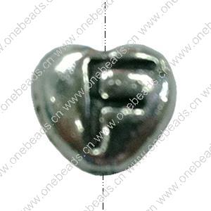 Beads. Fashion Zinc Alloy jewelry findings. Heart 8x8mm, Hole size:about 1mm Sold by Bag