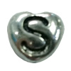 Beads. Fashion Zinc Alloy jewelry findings. Heart 8x8mm, Hole size:about 1mm Sold by Bag
