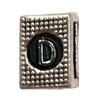 Slider, Zinc Alloy Bracelet Findinds, 10x8mm, Hole size:8mm, Sold by KG
