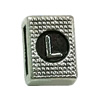 Slider, Zinc Alloy Bracelet Findinds, 10x8mm, Hole size:8mm, Sold by KG
