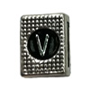 Slider, Zinc Alloy Bracelet Findinds, 10x8mm, Hole size:8mm, Sold by KG