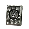 Slider, Zinc Alloy Bracelet Findinds, 10x8mm, Hole size:8mm, Sold by KG
