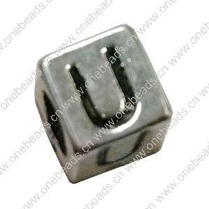 Europenan style Beads. Fashion jewelry findings. 8x8mm, Hole size:4.5mm. Sold by Bag