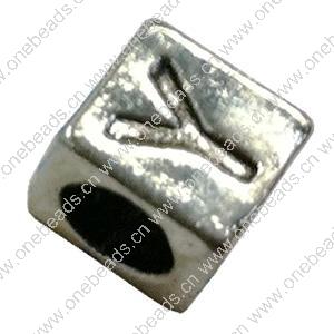 Europenan style Beads. Fashion jewelry findings. 8x8mm, Hole size:4.5mm. Sold by Bag