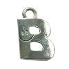 Pendant. Fashion Zinc Alloy Jewelry Findings. Letter 32x20mm. Sold by Bag