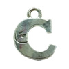 Pendant. Fashion Zinc Alloy Jewelry Findings. Letter 32x24mm. Sold by Bag
